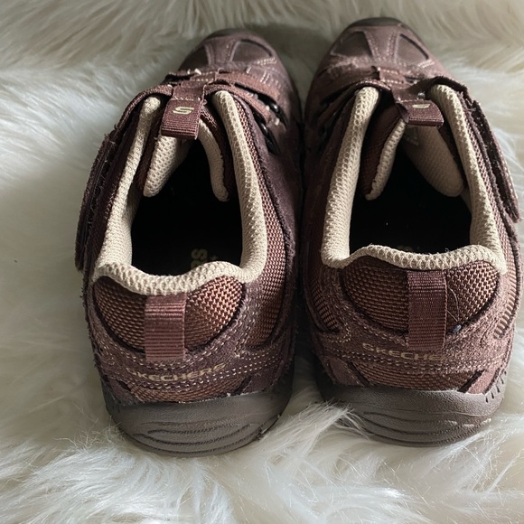 Skechers leather and fabric sneakers, like new - Picture 4 of 8